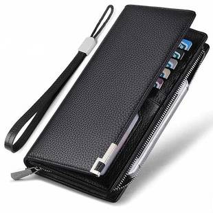 New Men's Wallet Long Wallet Multi-card Short Wallet Men's Business Zipper Multifunctional Genuine Mobile Phone Bag