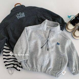 MaiBao Children's Autumn Jacket 2026 New Korean Style Coat for Boys and Girls, Stylish Top, Baby Casual Autumn Outfit