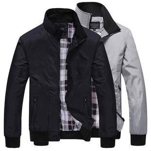 Men's jacket spring and autumn Korean-style casual stand collar jacket men's baseball uniform cross-border tooling youth jacket fashion