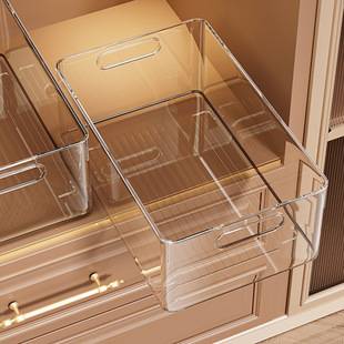 Snack Basket Transparent Acrylic Storage Box Sundry Storage Basket Cabinet Organizer Kitchen Desktop Storage Storage Basket