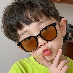 Children's Glasses, Trendy, Fashionable, Anti-Uv, Boys' Sunglasses, Girls' Internet Celebrity, Personalized Baby Sunglasses, Toddler Sunshade