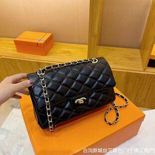 Cross-Border Rhombus Chain Bags Small Square Bag for Women 2026 New Fashion Versatile Texture Large Capacity Shoulder Crossbody Bag