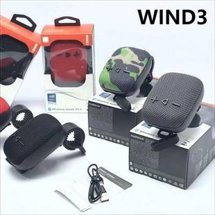 Wind3 Export Cross-Border Popular Bluetooth Speaker Outdoor Bicycle with Bracket Portable Waterproof Mini Subwoofer