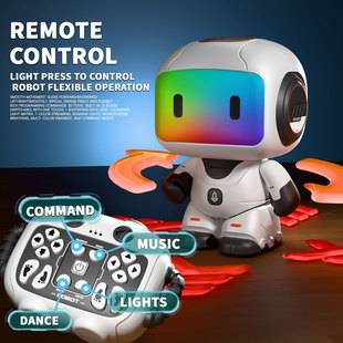 Cross-Border Intelligent Remote Control Robot with Touch Programming Mode, Electric Music Dancing Children's Educational Electric Toy