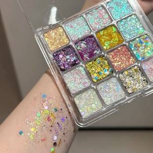 DHDL Eyeshadow Glue-free Performance Stage Makeup Gel Sequins Color Eyeshadow cos 61 Performance Makeup