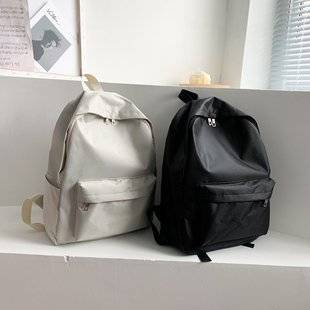 Schoolbag Women's Japanese Style Simple Campus Backpack Korean Style Ins College Style Student Backpack Casual Bag Travel Bag