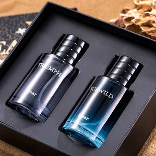 Flower Story Men's and Women's Perfume Long-Lasting Light Fragrance Fresh Woody Notes Cross-Border Best-Selling Gift Box Set 100ml