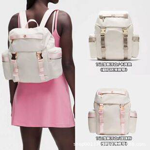 New LuLu 14L Women's Backpack - Large Capacity Travel Backpack, Waterproof Casual Outdoor Sports Bag, School Backpack