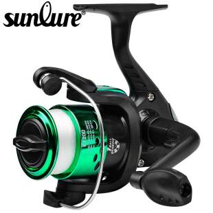 Plastic Spinning Wheel with Nylon Line, Small Fishing Reel, Luya Fishing Reel, Fishing Accessories, Sea Fishing Reel Kf200