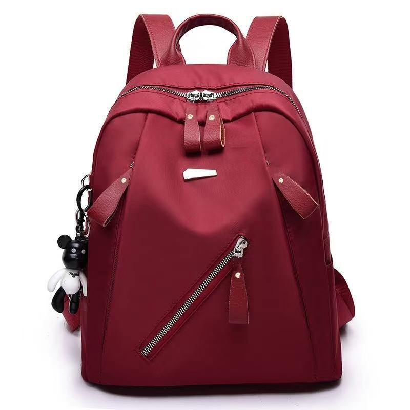 Wholesale Women's Fashion Trendy Street-Style Oxford Cloth Backpacks, Cross-Border Hot-Selling School Bags for Middle School Students, Anti-Theft Backpacks