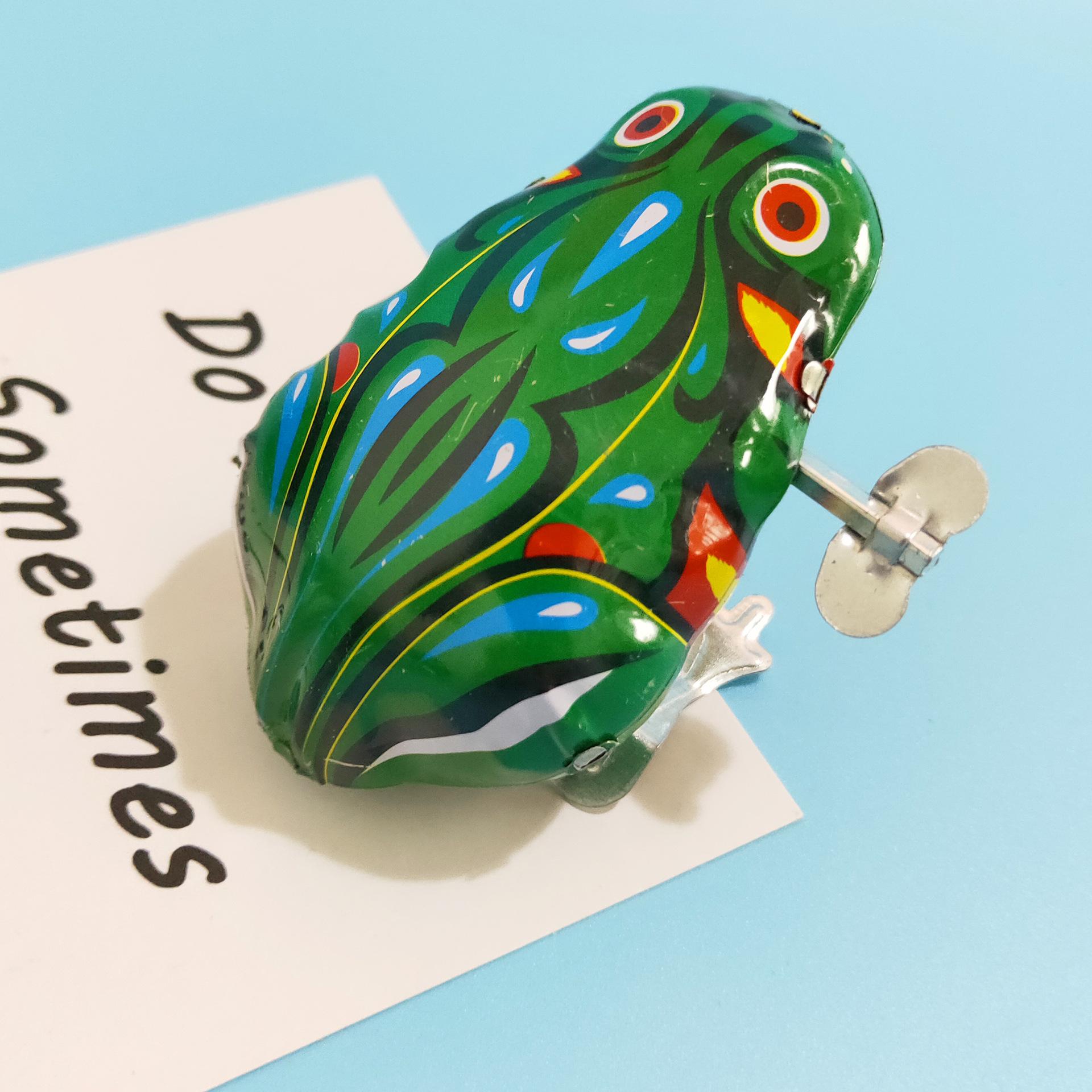Tin Frog, Nostalgic Wind-Up Toy, Baby Toy, Wind-Up Tin Frog, Classic Tin Frog Wholesale