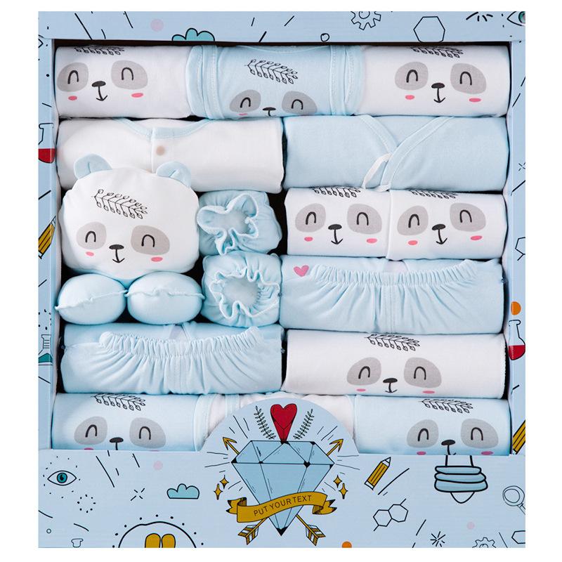 Baby Clothes, Newborn Gift Box Set, Autum Pure Cotton, Newborn Full-Month Baby Gift Supplies, Mother and Baby Collection