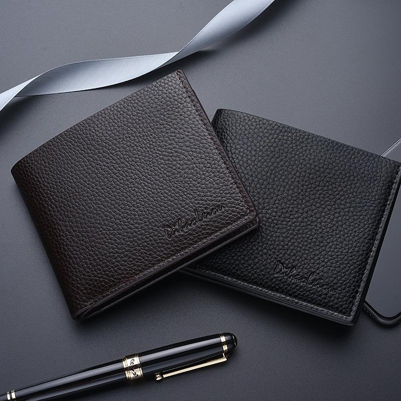 Factory Direct Sales Foreign Trade New Men's Wallet Short Wallet Business Casual Ten Yuan Supply Gift Dropshipping