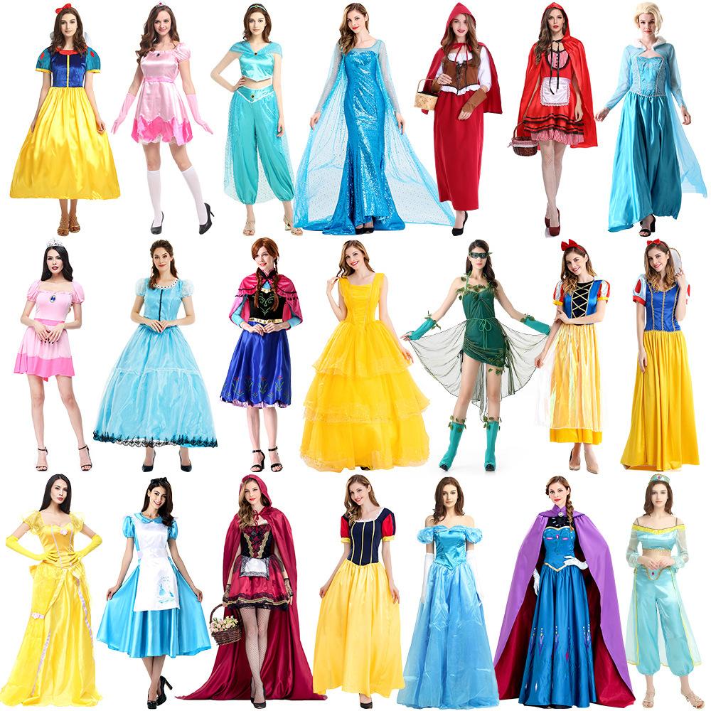 Halloween cosplay cosplay Adult Female Pretty Peach Princess Dress Flower Fairy DS Performance Costume
