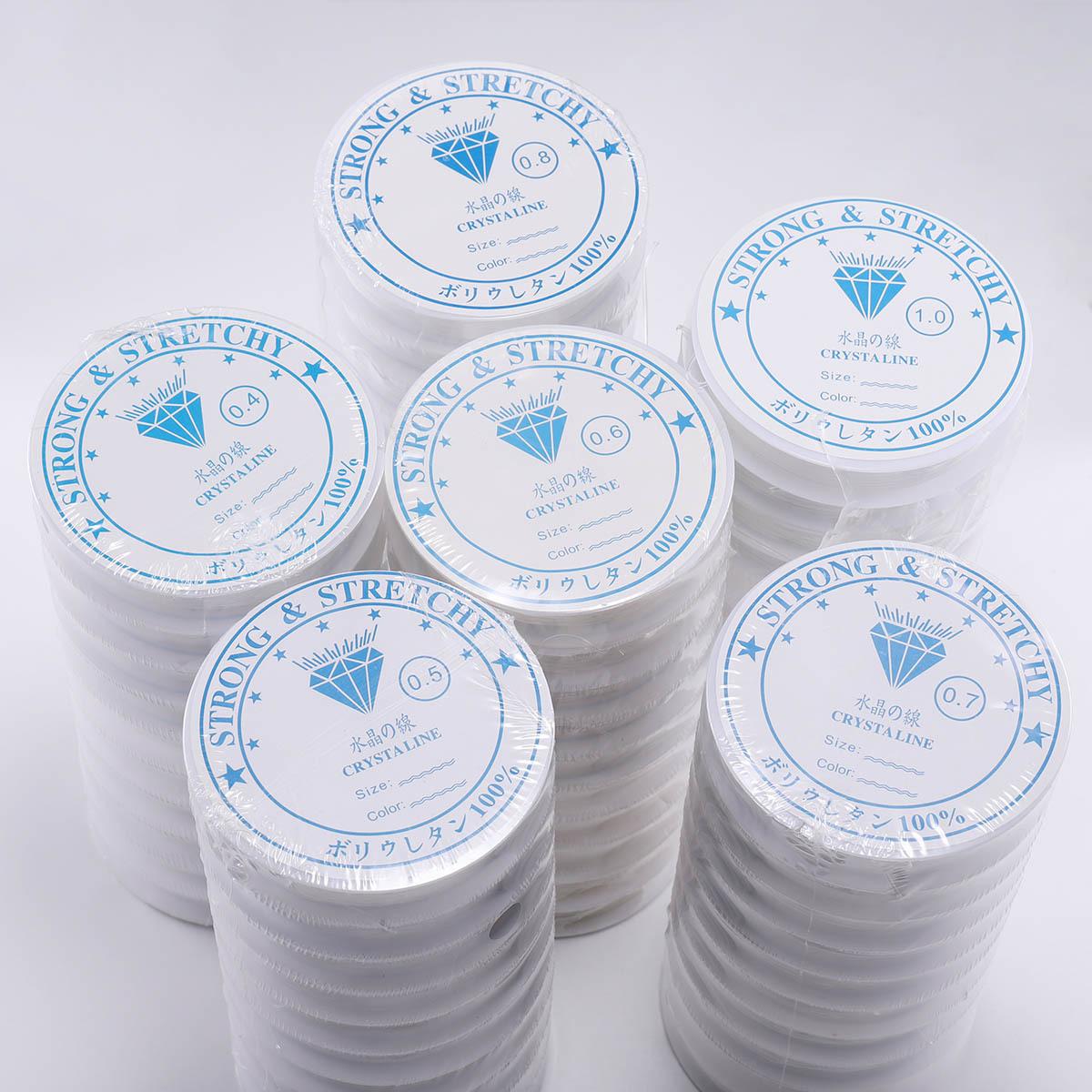0.4-1mm Fishing Line, Jewelry Thread, Buddhist Bead Thread, DIY Accessory Materials, Stringing Materials for the Dragon Boat Festival, Colorful Rope Material Kit