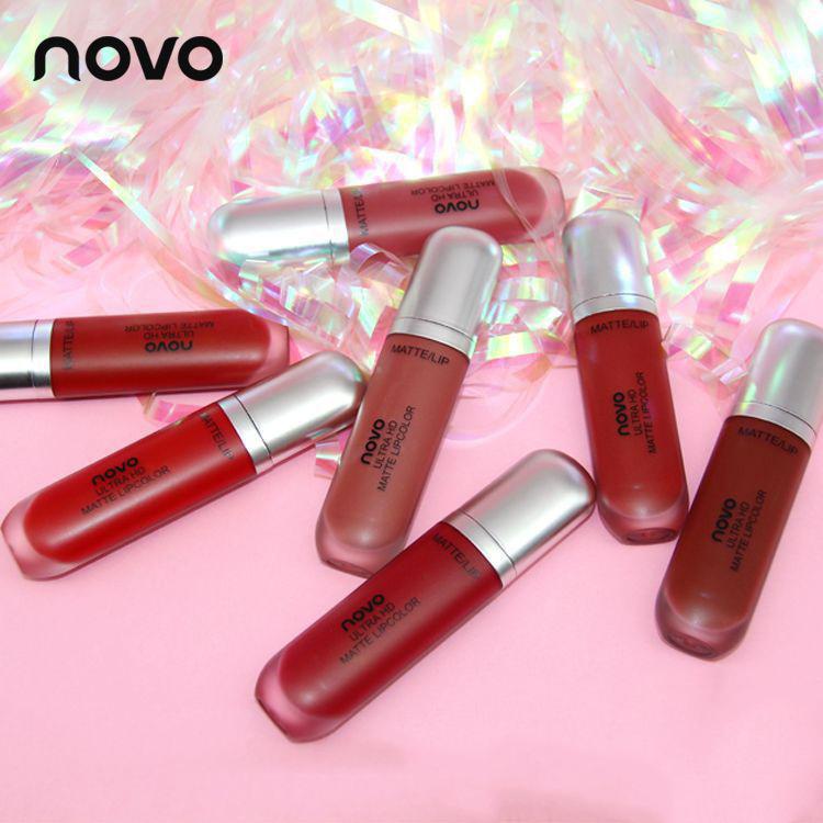 Makeup NOVO Milk Soft Ice Cream Velvet Fog Lip Glaze Female Student Cheap Lip Gloss Lip Honey Moisturizing Beauty Makeup Chinese