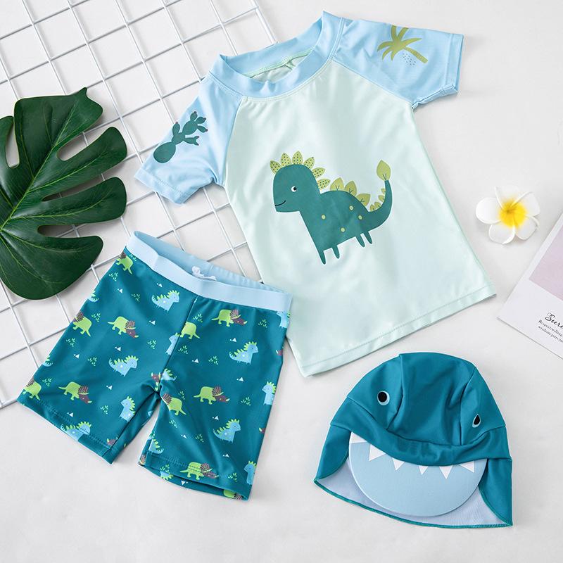 Sunscreen Boys' South Korea Hot Spring Suit Children's Swimsuit Split Swim Trunks Quick-drying Baby Small, Medium and Large Children