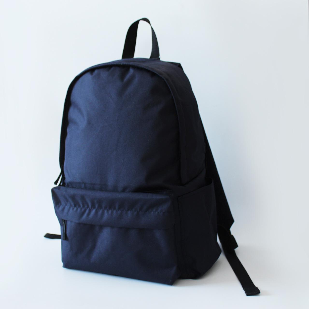 Japanese-Style Simple Solid Color Unbranded Backpack for Female Students, Large Size Men's School Bag with Printed Logo
