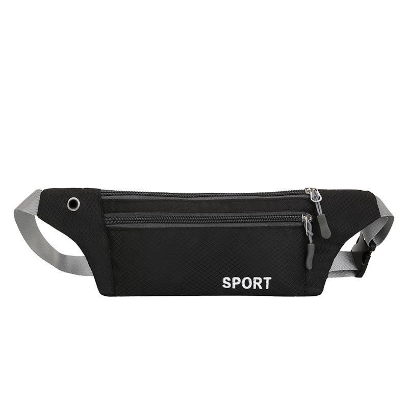 Multi-functional running sports close-fitting lightweight men's and women's waist bag waterproof anti-theft mobile phone change small waist bag tide