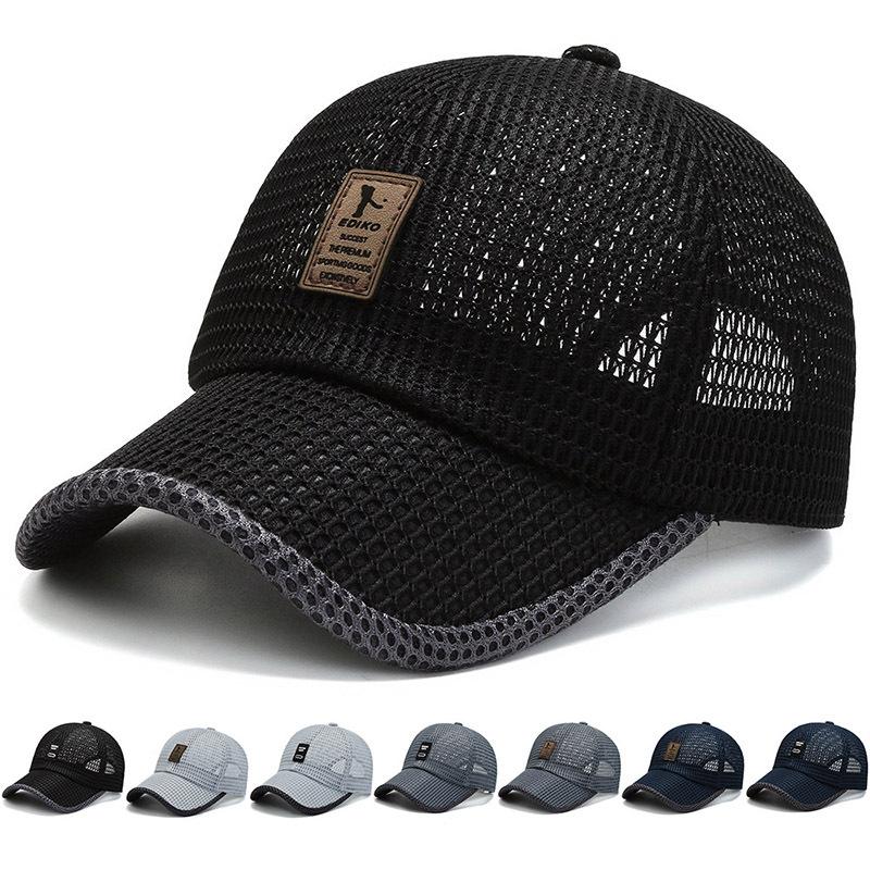Aoteng Summer Outdoor Leisure Sun Hat, Sun Protection Fishing Hat, Men's and Women's Hat, Breathable Mesh Baseball Cap, Peaked Cap