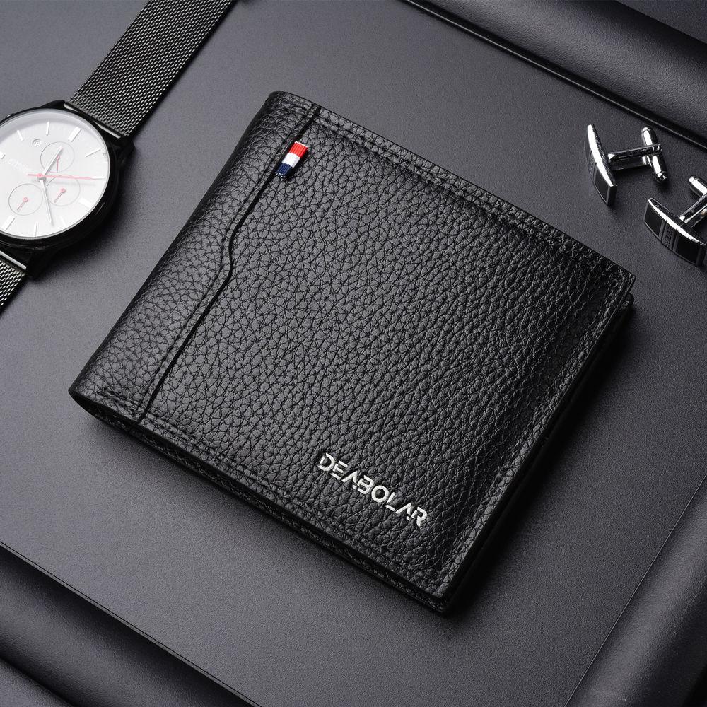 New men's short wallet business leisure driver's license multi-function large capacity short wallet factory direct spot