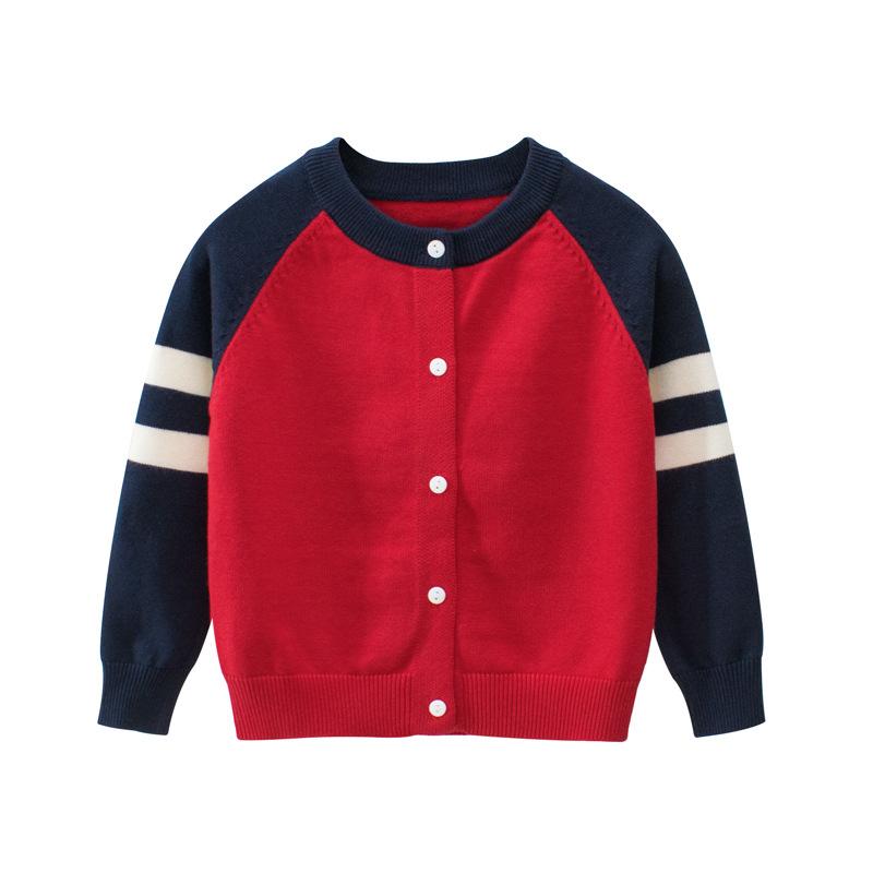 27Kids Korean Style Kidsren's Clothing Boys Autum Kidsren's Knitwears Wholesale Baby Outwears Kidsren's Knitted Knitwears One Piece Consignment