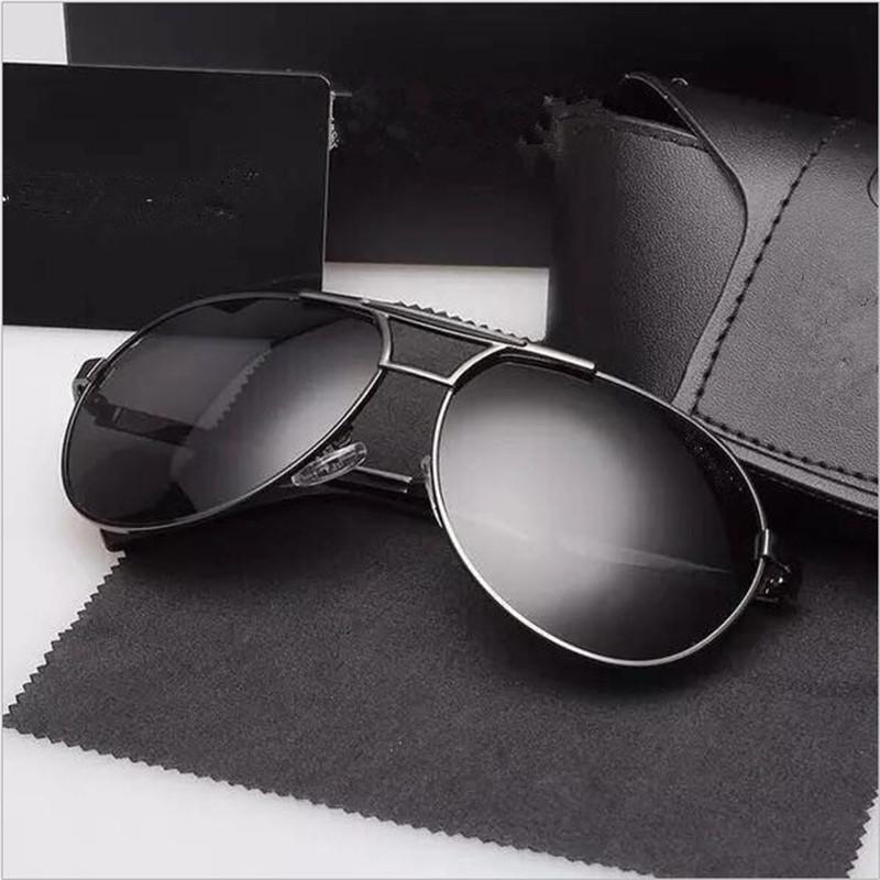 Men's polarized sunglasses sunglasses new glasses women's anti-ultraviolet large frame driving glasses factory direct 8480