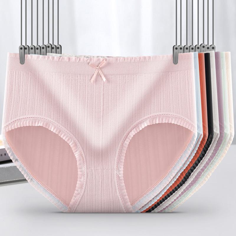 [independent outfit] explosive Japanese seamless underwear ladies waist lace cotton crotch antibacterial girl briefs