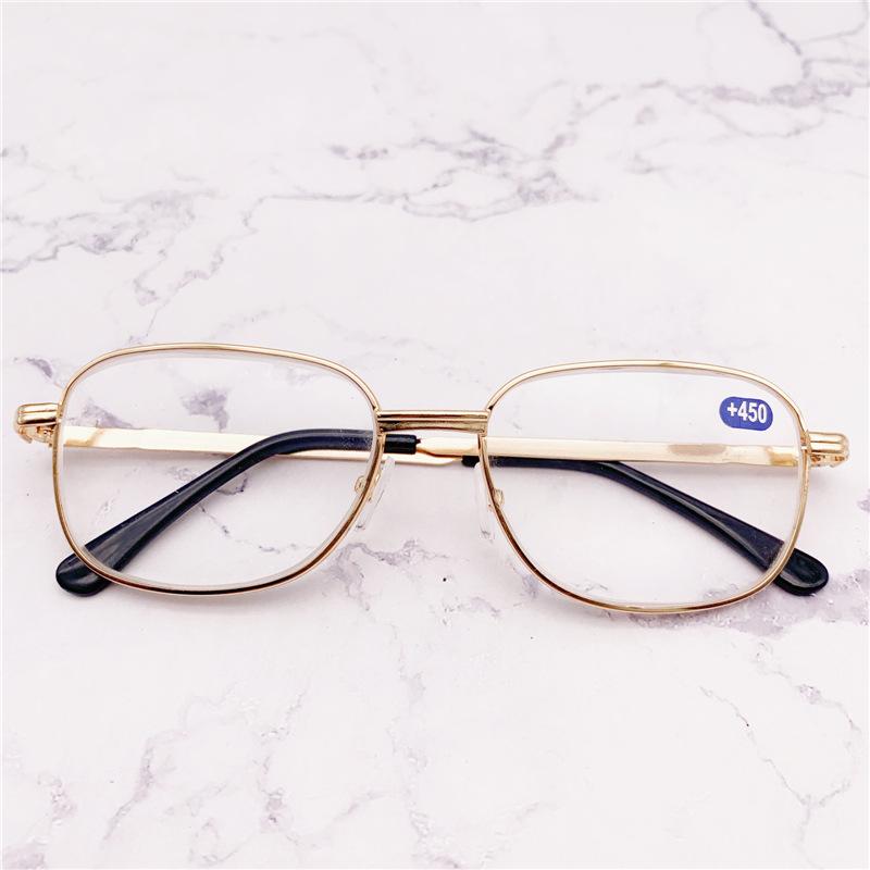 Height number reading glasses glass reading glasses 450 500 550 600 imitation East China Sea crystal reading glasses Danyang