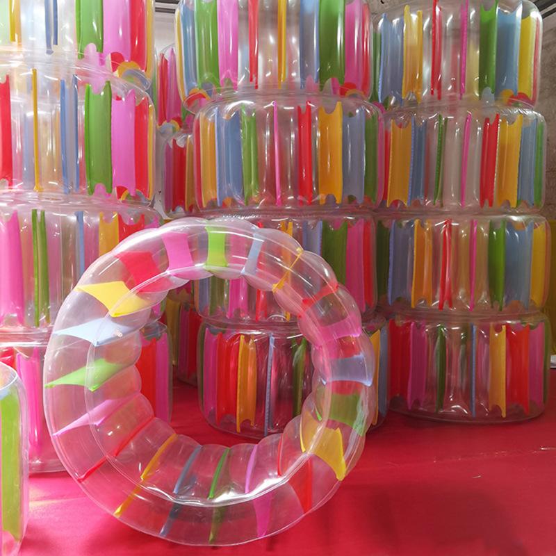 Supply PVC inflatable water roller children's lawn interactive crawling game toy colorful Roller Inflatable Roller
