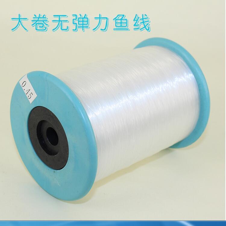 Wholesale large roll beaded material transparent line handmade line crystal fishing line non-elastic fishing line DIY jewelry accessories