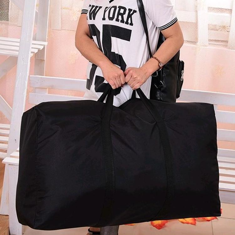 Manufacturer Wholesale Extra Large Oxford Cloth Moving Bag Packing Bag Thickened Wear-Resistant and Stain-Resistant Simple Duffel Bag Woven Bag