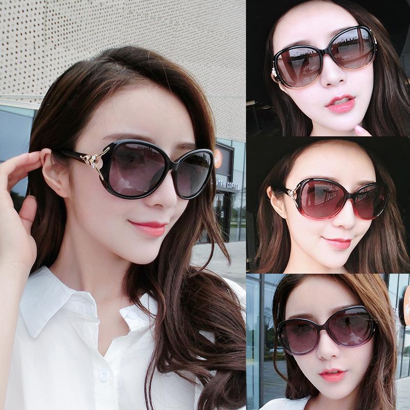 New Fashionable Fox Head Color Changing Glasses 8842 Sunglasses Women's Large Frame Sunglasses Sunglasses Wholesale