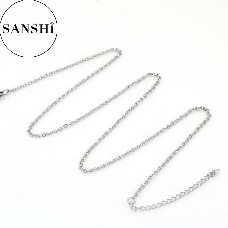 Pendant Necklace Jewelry Accessories Wax Wire Alloy Chain White K Chain Brown Braided Rope 50mm Leather Rope