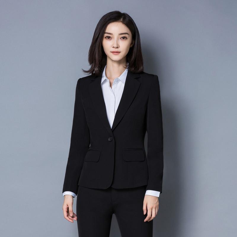 The Source Factory Carefully Selects Women's Professional Suits, Long-Sleeved Two-Piece Suits, and Supports Customization with a Minimum Order of One Piece and Free Shipping