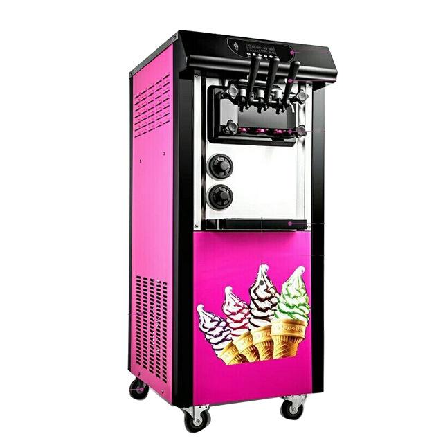 Xuesaki commercial automatic ice cream machine vertical button soft cone sundae ice cream machine