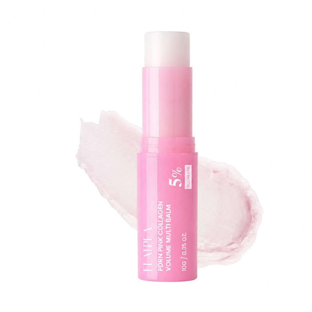 Cross-border in-stock PDRN pink moisturizing collagen plumping multi-effect stick, skin balm, eye and lip care cream