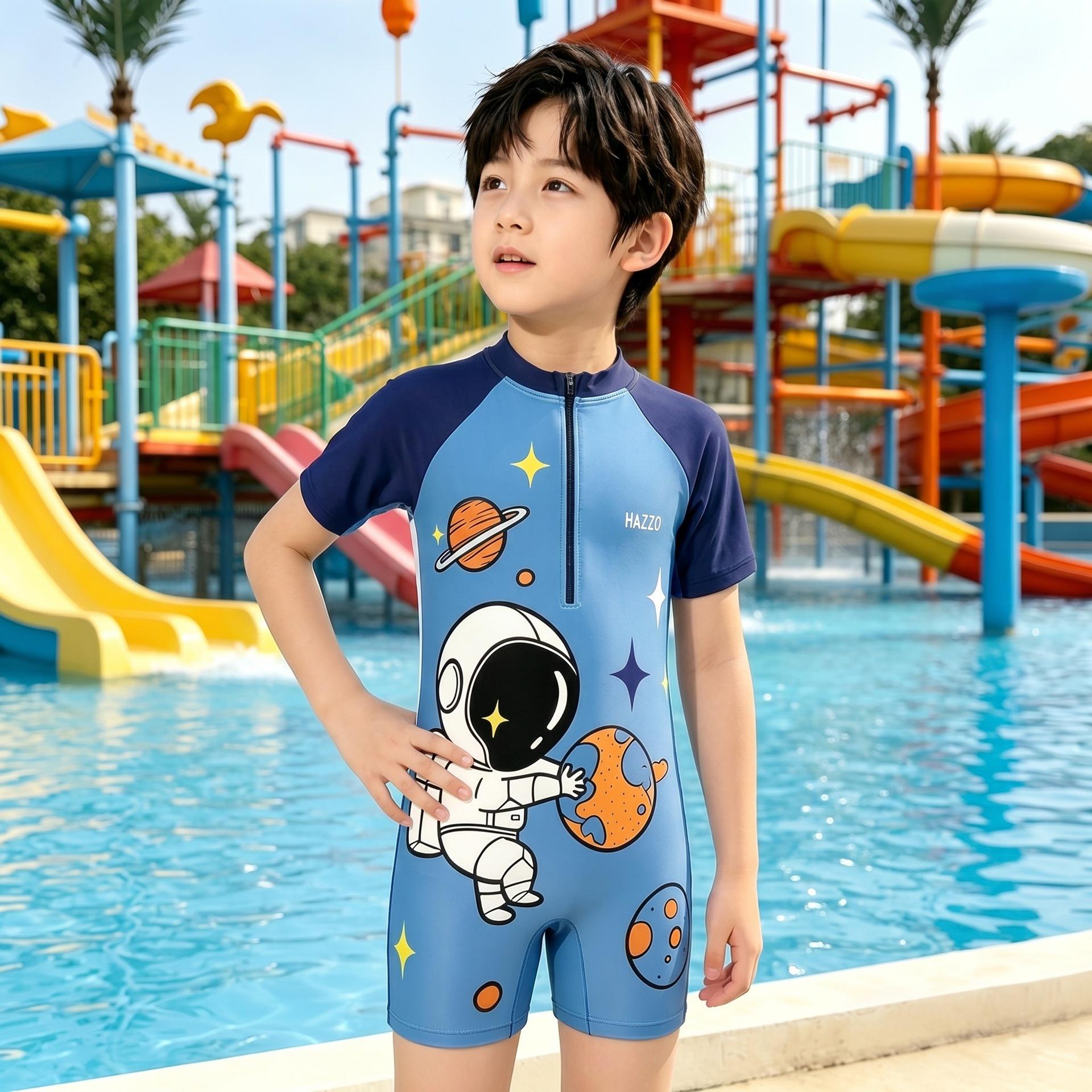 Children's Swimsuits, Girls' Swimsuits, New Hot Spring Baby Swimsuits, Female Cartoon One-Piece Swimsuits, Manufacturer Wholesale S
