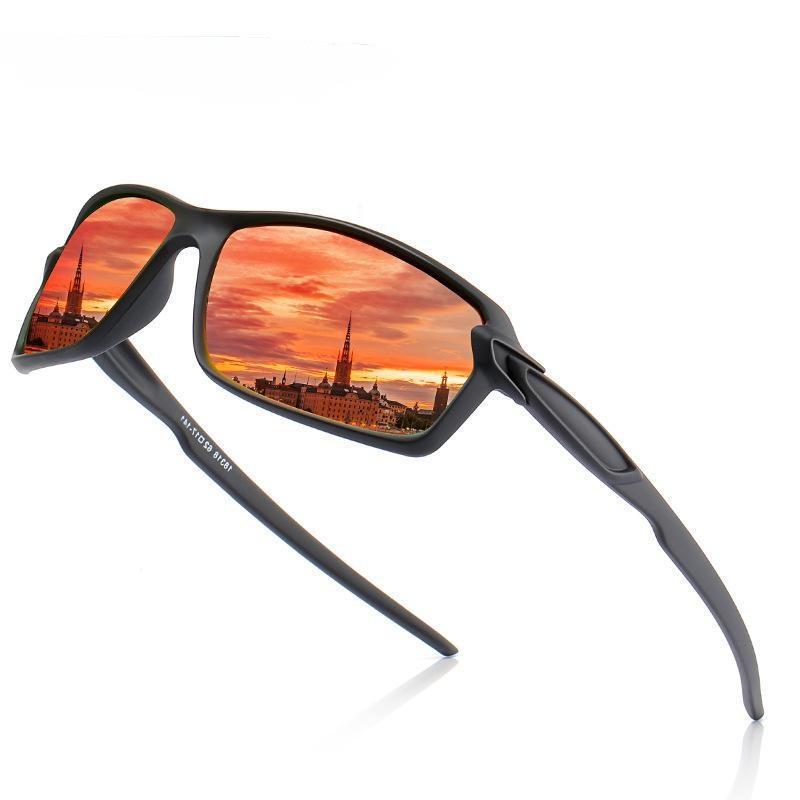 Men's and Women's Polarized Sunglasses Sports Sunglasses Elastic Paint Colorful Glasses Series 18318