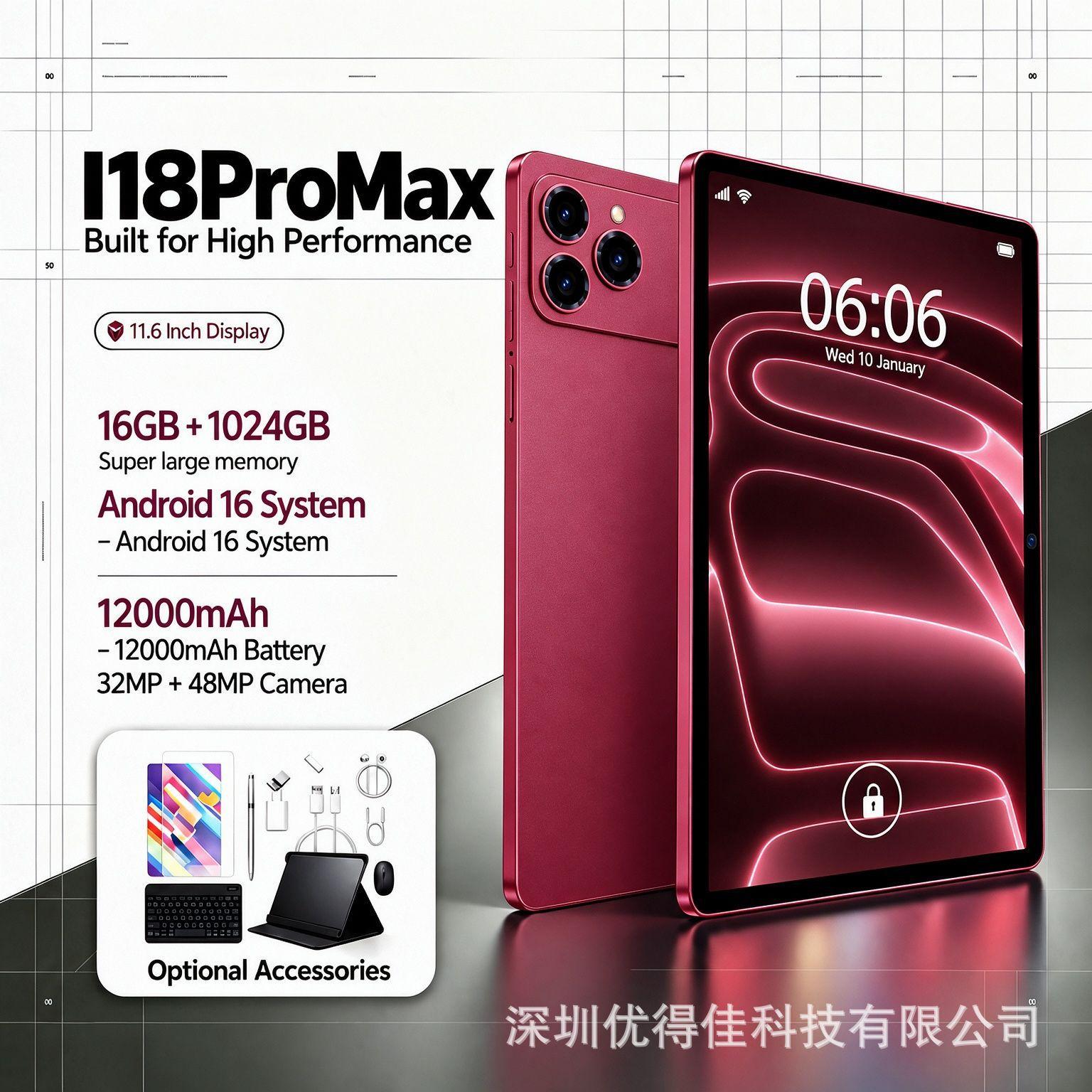 2026 New Model Cross-Border Export Tablet Computer 10.1inch Android 4g Dual Sim Dual Standby Octa-Core Factory Wholesale in Stock