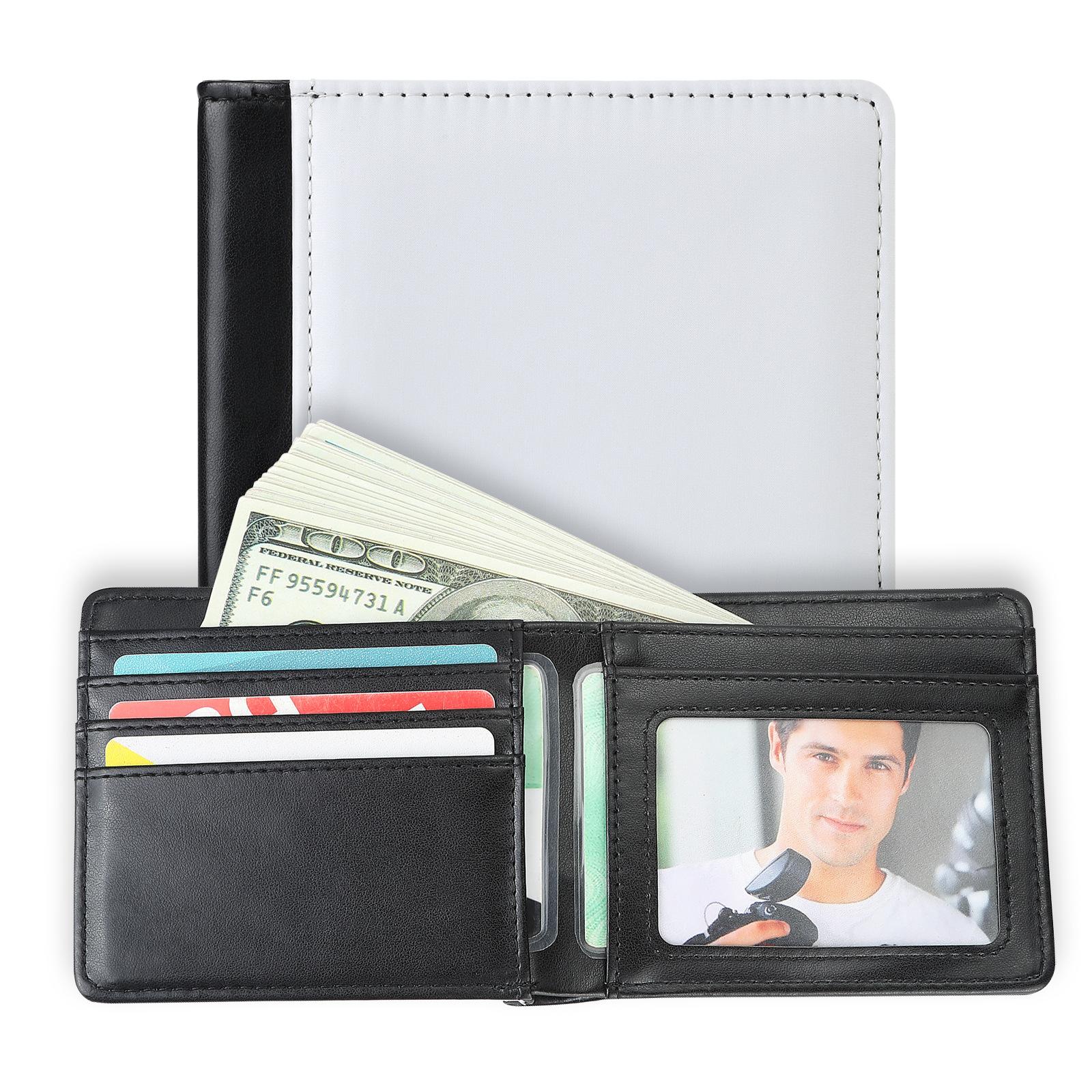 Factory Direct Supply Heat Transfer Sublimation Blank Men's Wallet Heat Transfer Blank Product Series in Stock