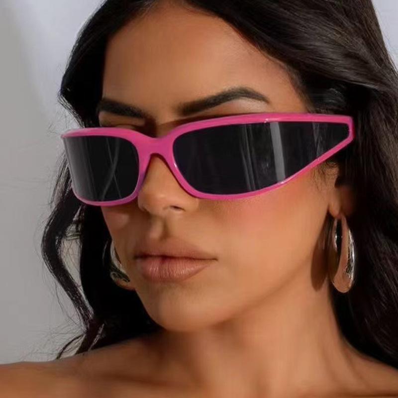 Y2K Outdoor Sunglasses Sports Narrow Frame Cycling Sunglasses Cross-Border Ins Influencer Same Style Trendy Sunglasses Windproof