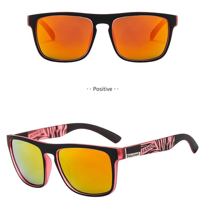 New Men's Polarized Sunglasses Colorful Film Sports Sunglasses Elastic Paint PC Frame Glasses 731 Polarized Sunglasses