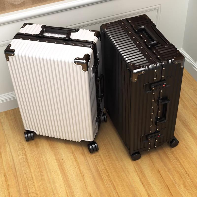 [Strictly Selected Factory] Luggage Women's Trolley Large Capacity Case New 20 Boarding Men's Password Durable Leather Case Zipper