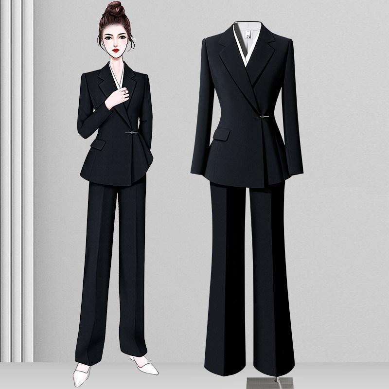 New Chinese-style women's suit set 2026 new model, high-end and elegant, suitable for commuting and professional wear, formal work attire