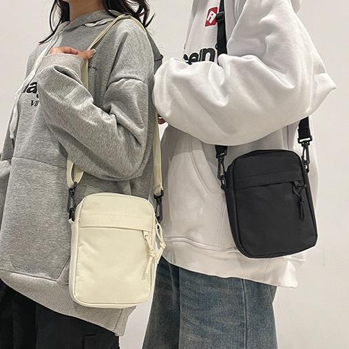 Boys' Forest Style Small Shoulder Bag Ins Trendy Shoulder Bag Men's Sports and Leisure Small Backpack Women's Simple New Crossbody Bag