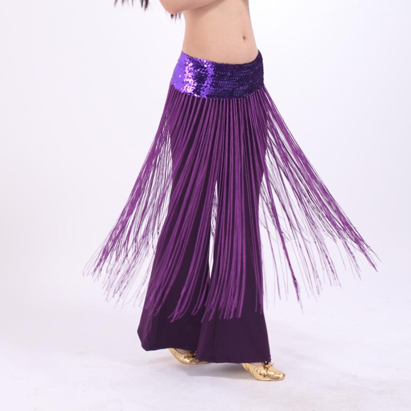 Belly dance waist chain elastic tassel belt waist seal dance performance hip towel beginner practice waist towel factory wholesale