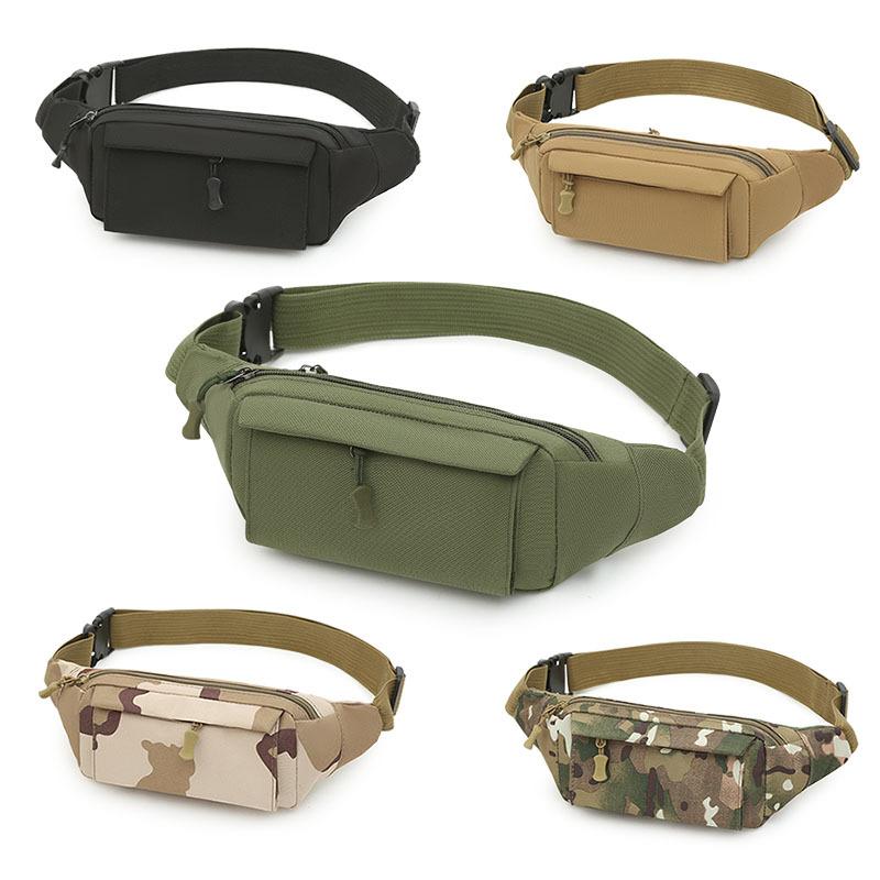 Men's Waist Bag Wholesale Site Work Stall Cash Bag Outdoor Mountain Climbing Mobile Phone Bag Crossbody Chest Bag