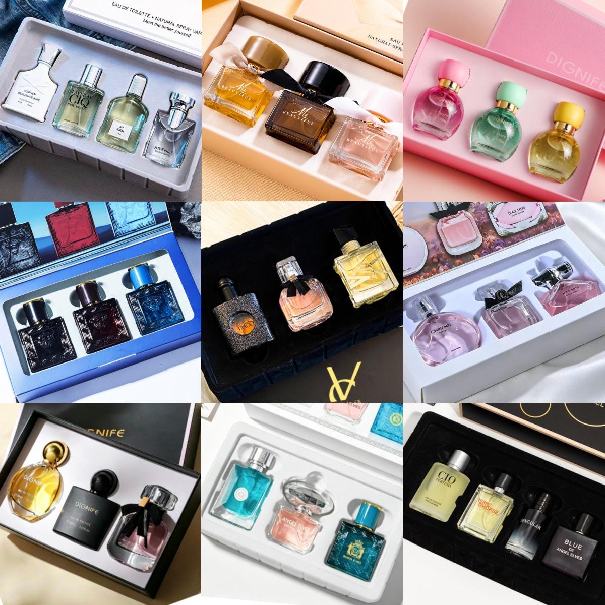Cross-border perfume set with long-lasting fragrance, Vietnamese women's perfume high-end gift set, men's cologne wholesale