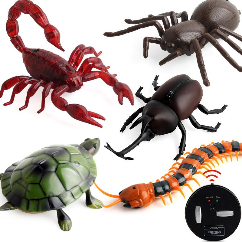 45 Types of Electric Infrared Remote Control Toys, New and Unique Simulated Insects and Animals, Various Types of Prank Reptiles